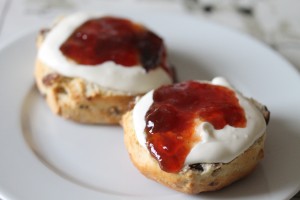 Plum and vanilla jam