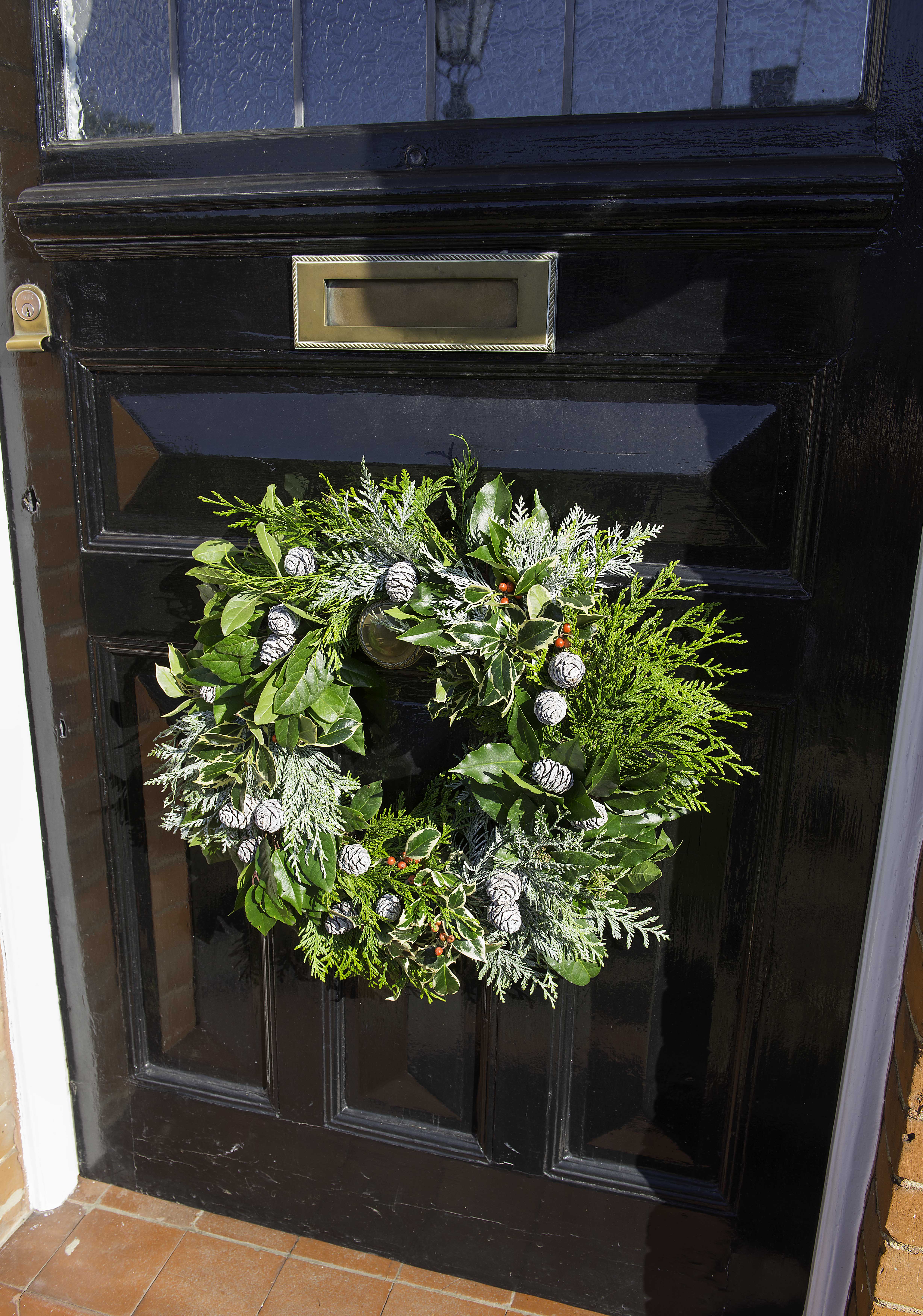 Sue Arran Xmas door wreath