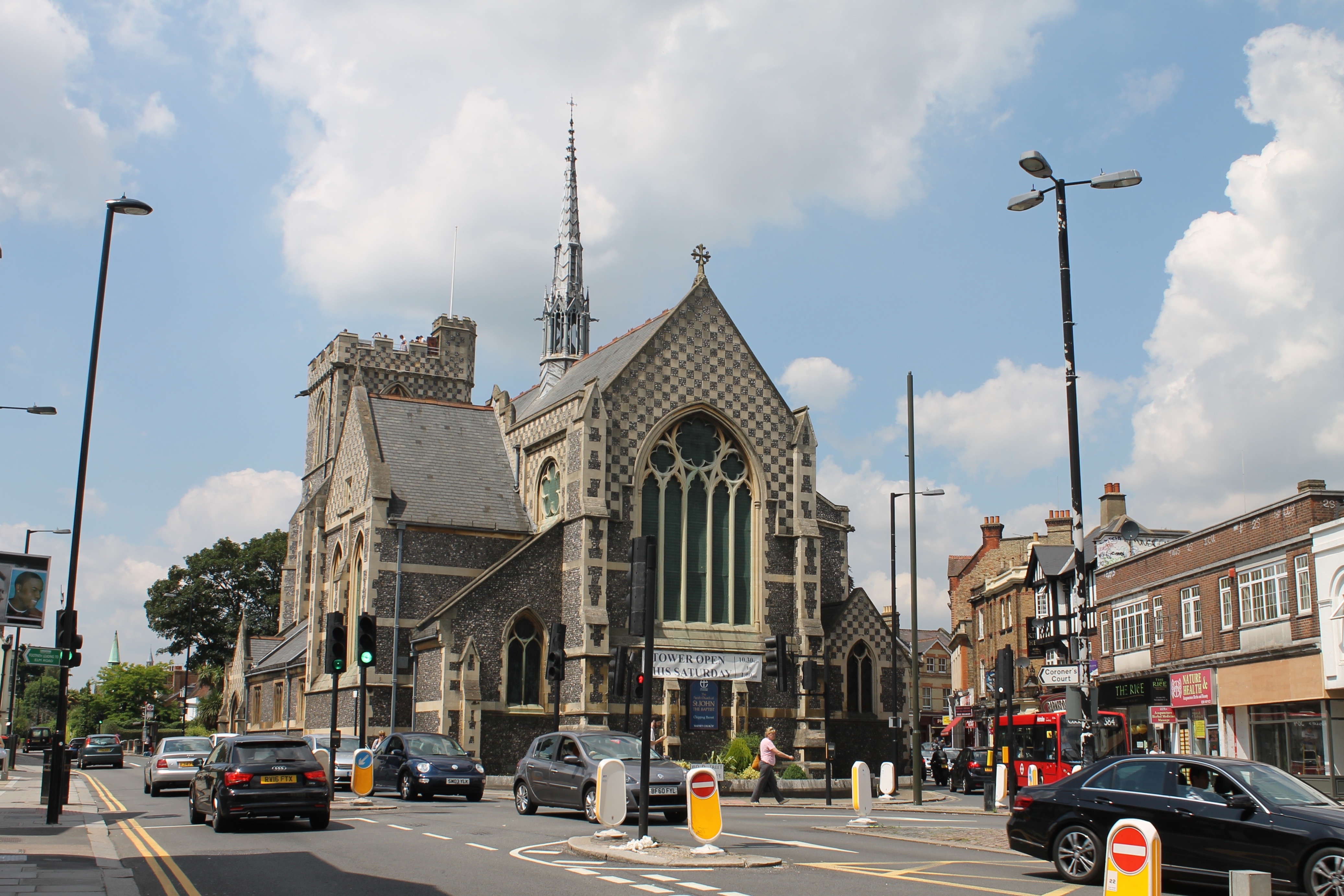 Church tower view 2