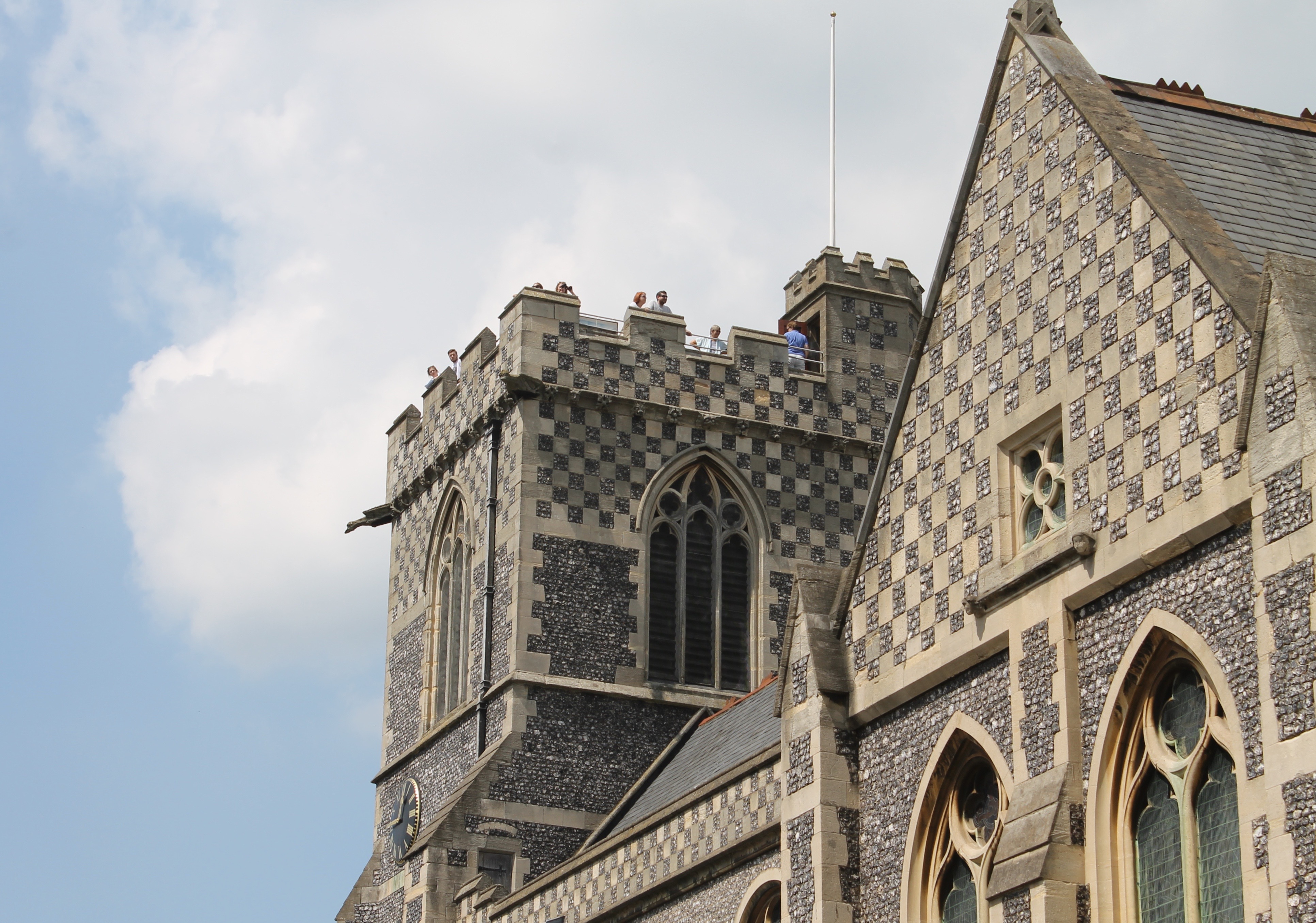 Church tower view 3